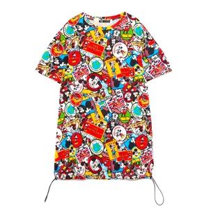 Zara Mickey Mouse print dress Size Small